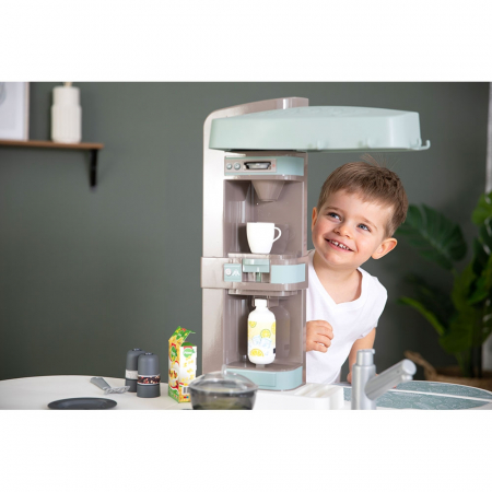 Smoby Tefal Studio XL Bubble kék játékkonyha kiegészítőkkel [12]