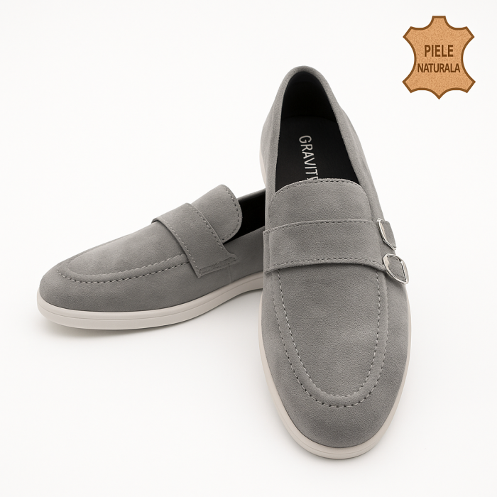 Pantofi din piele naturala intoarsa GB2 [4]