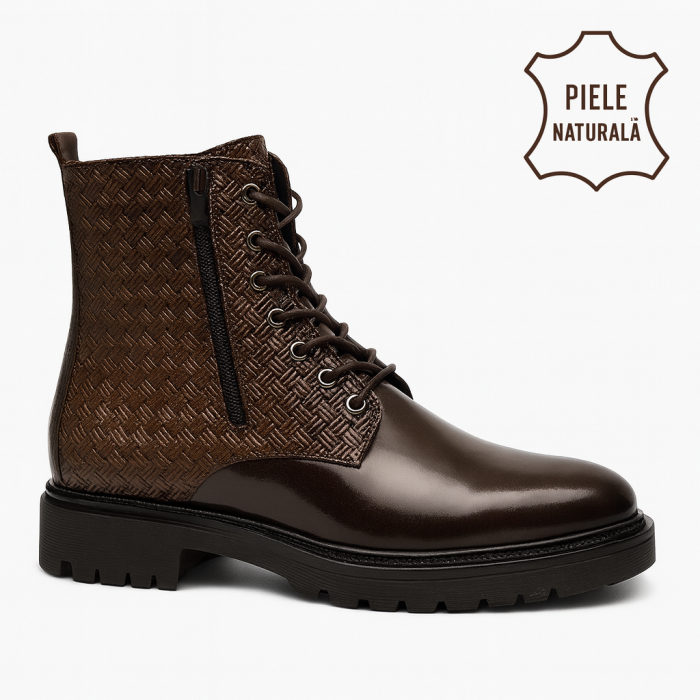 Pantofi din piele naturala Model 1002 [4]