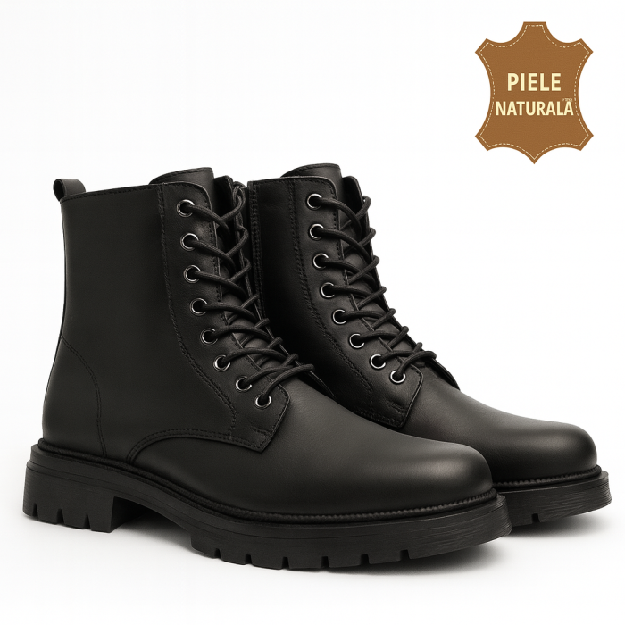 Pantofi din piele naturala Model 1002 [1]