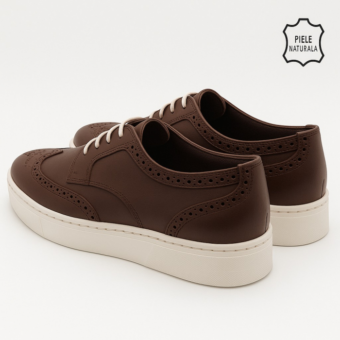 Pantofi din piele naturala Model BK6 [6]