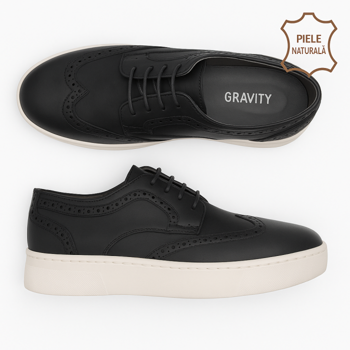 Pantofi din piele naturala Model BK6 [2]