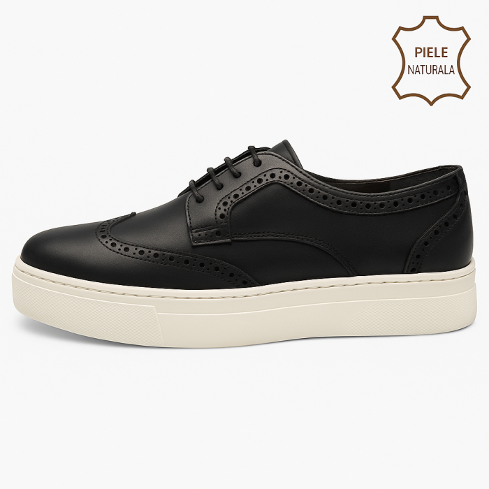 Pantofi din piele naturala Model BK6 [3]