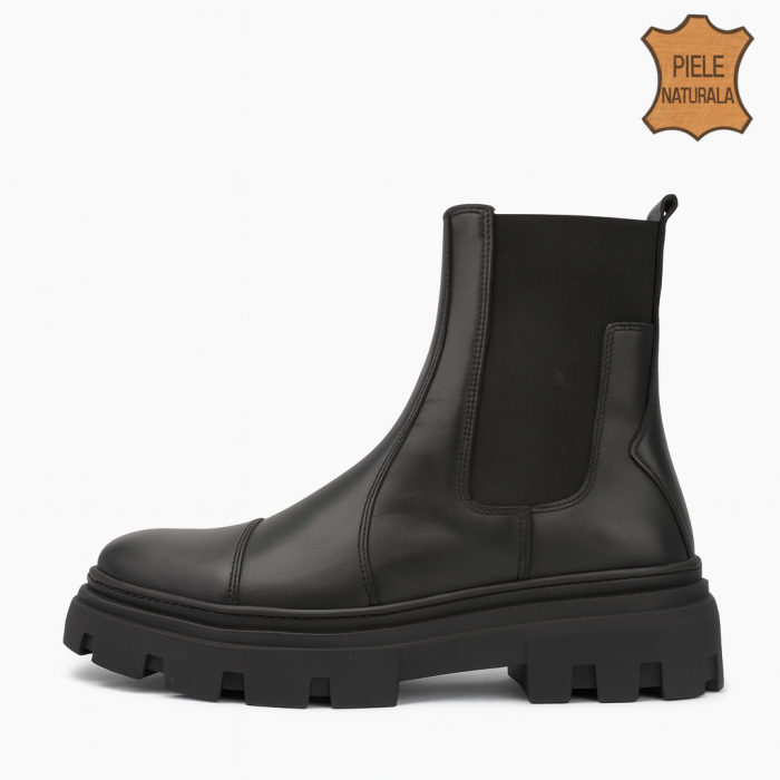 Pantofi din piele naturala Model BS1 [2]