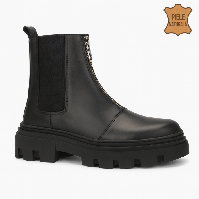 Pantofi din piele naturala Model BS3 [3]