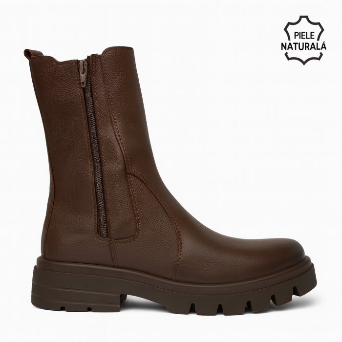 Pantofi din piele naturala Model MO11 [2]