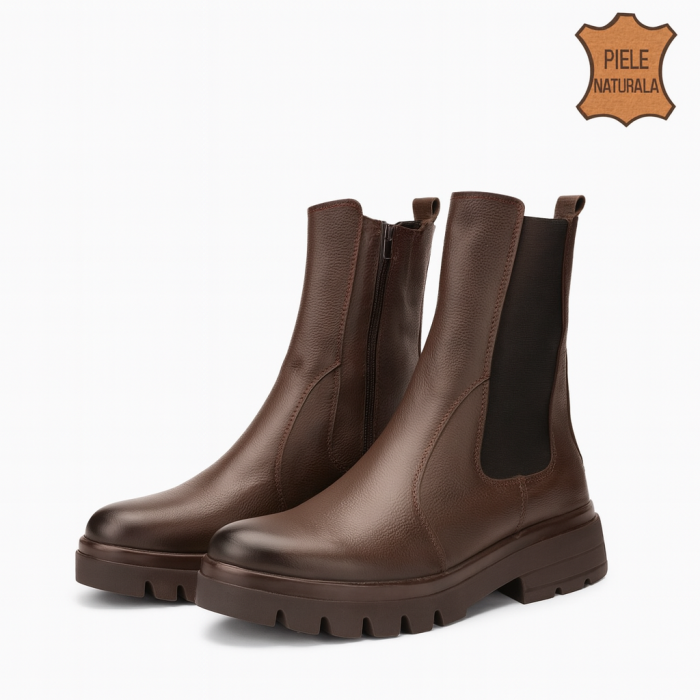 Pantofi din piele naturala Model MO11 [1]