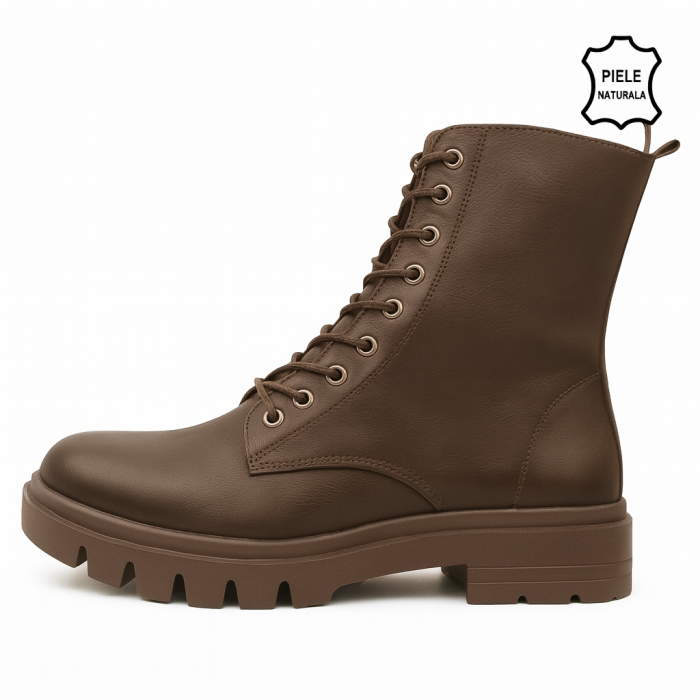 Pantofi din piele naturala Model MO13 [3]