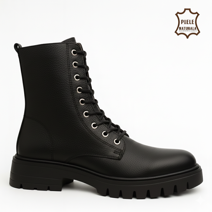 Pantofi din piele naturala Model MO13 [3]