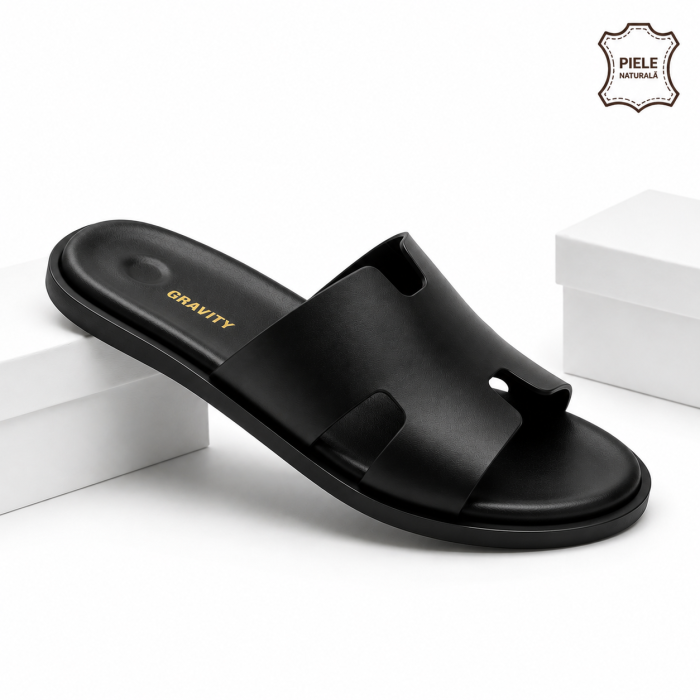 Papuci din piele naturala Model SH1 [7]