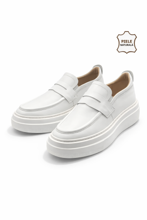 Pantofi din piele naturala Model BUK5 [3]