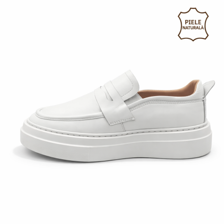 Pantofi din piele naturala Model BUK5 [2]