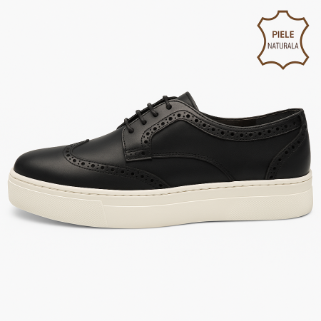 Pantofi din piele naturala Model BK6 [2]
