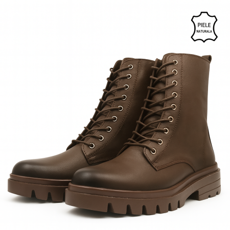 Pantofi din piele naturala Model MO13 [3]