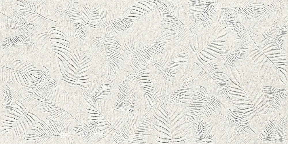 3D Wall Carve 3D Leaf White 40x80 Mat 8.5 mm [2]