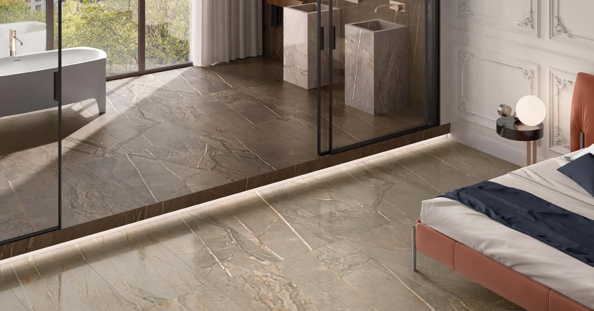 Amaranto Brown 60x60 Satinat 9.5 mm [10]