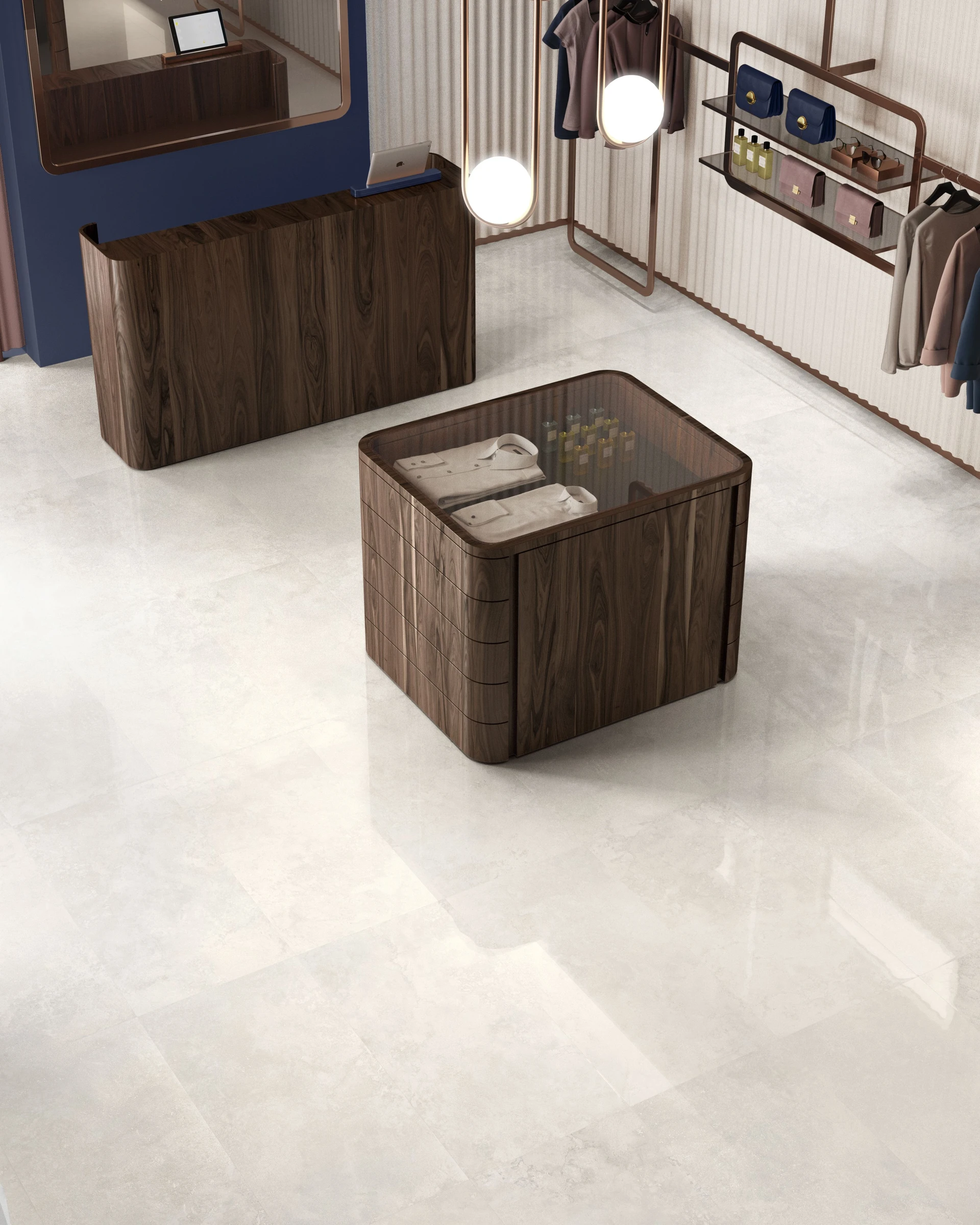 Appia Cross Cut White 120x120 Natural 10 mm [5]