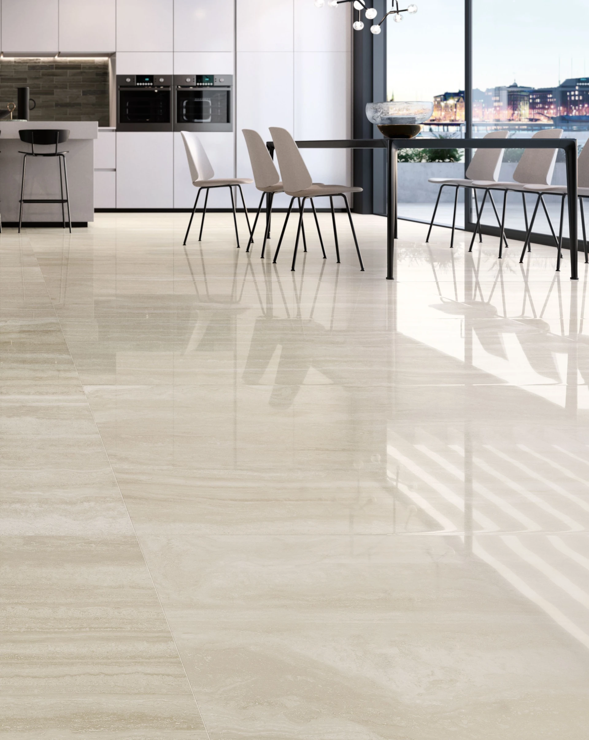 Appia Vein Cut Ivory 90x180 Lucios 10 mm [4]