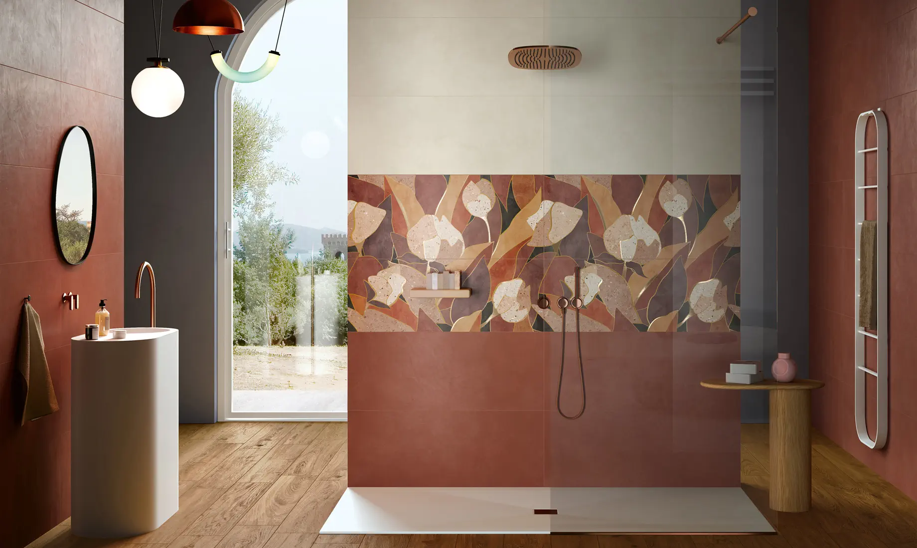 Chromatica Amaranto 40x100 Natural 7mm [3]