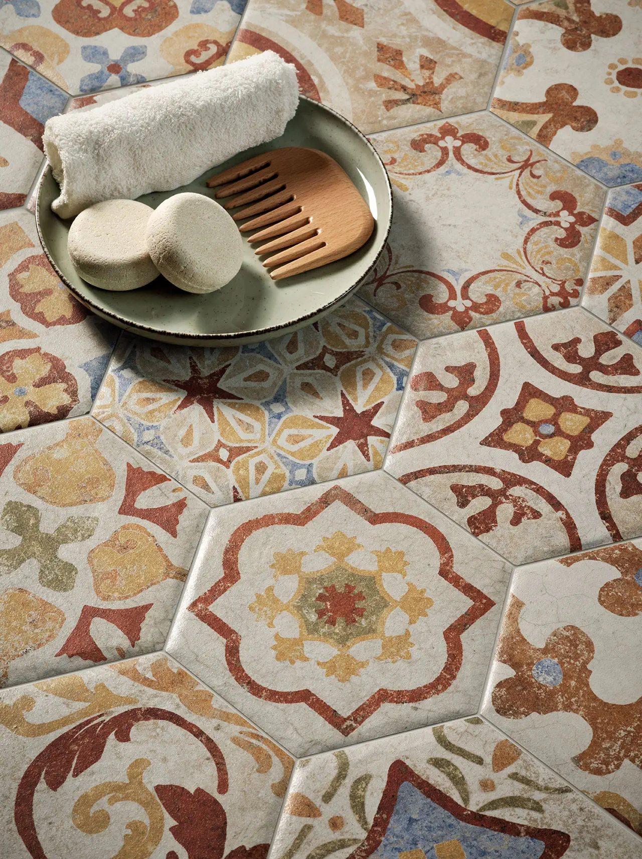 Cotto del Campiano Terre Emiliane Mix 20x20 Natural 10mm [12]
