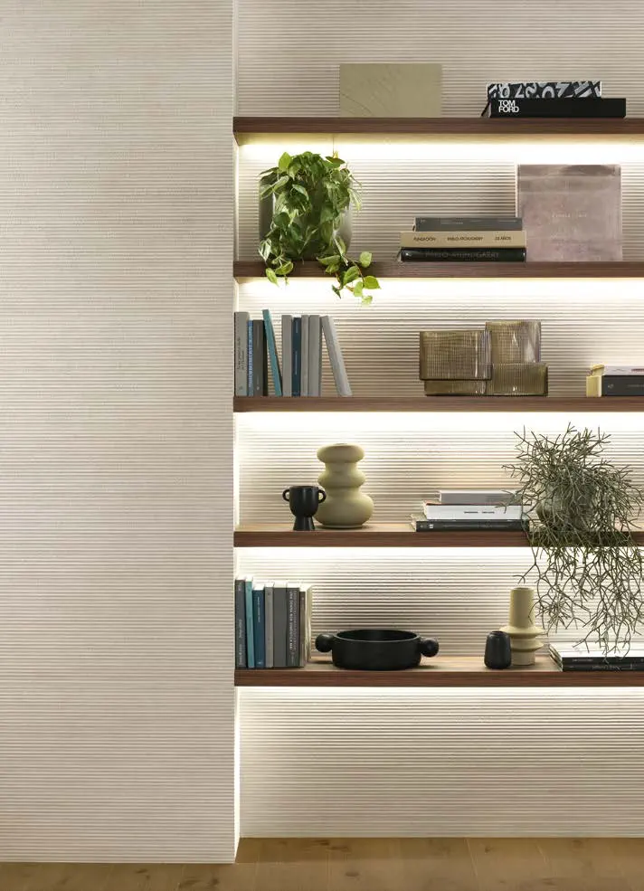Marvel 3D Crease Travertine White 50x120 Mat 8.5 mm [9]