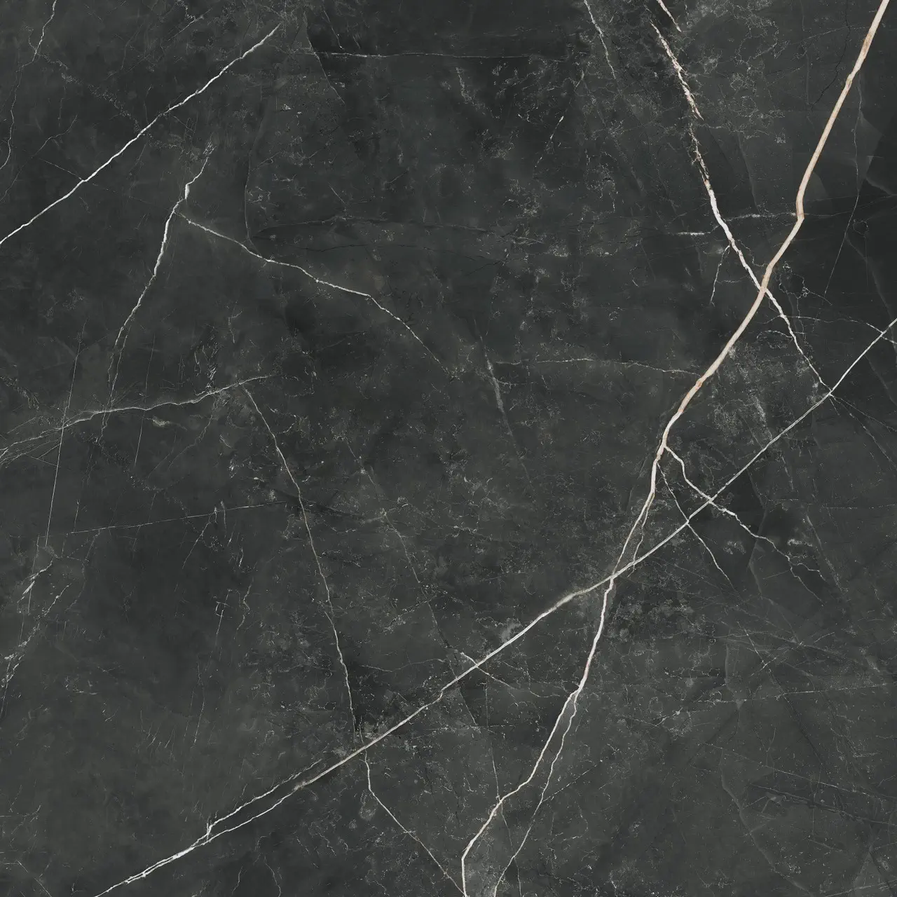 Marvel Gala Calacatta Black 120x120 Lappato 9 mm [7]