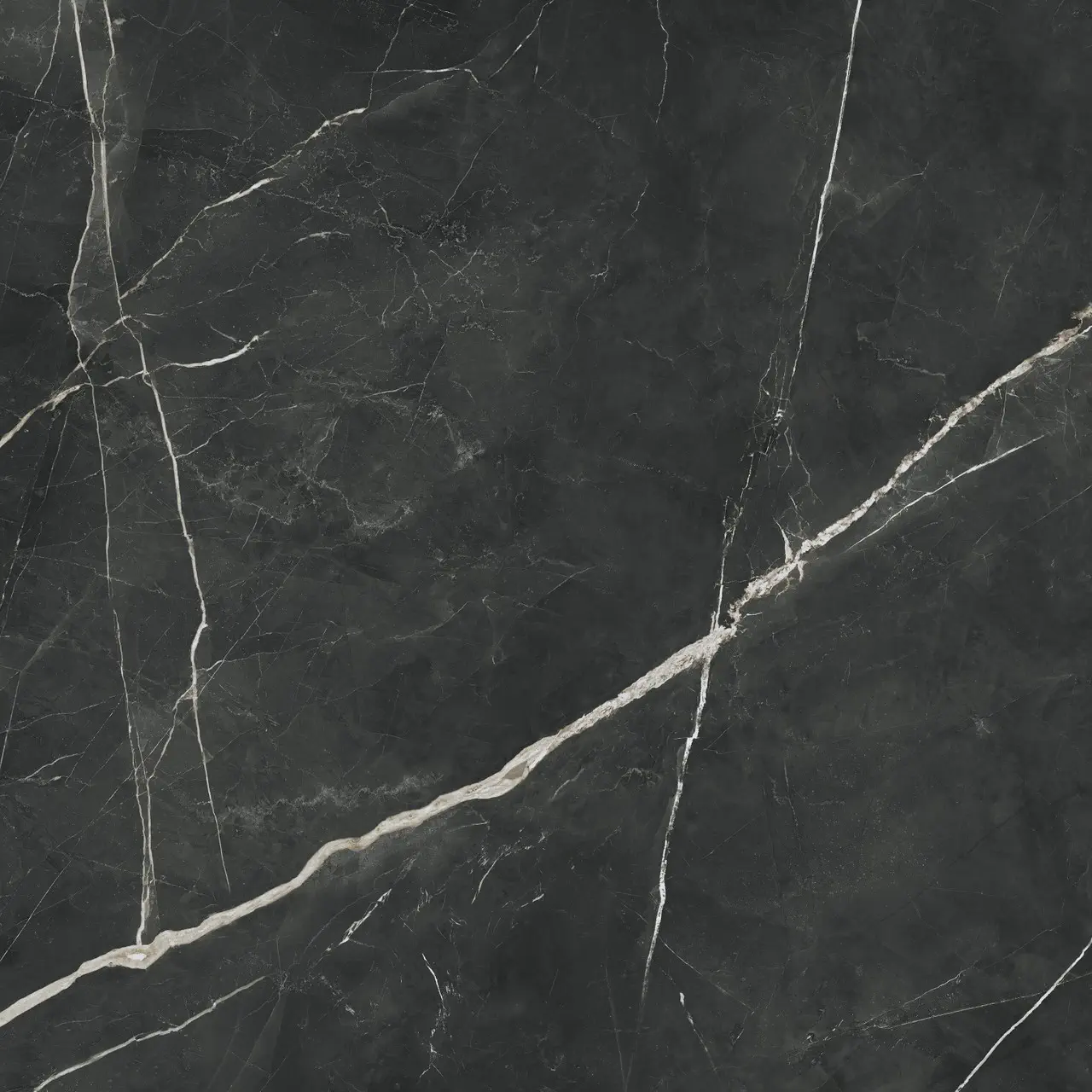Marvel Gala Calacatta Black 120x120 Lappato 9 mm [6]
