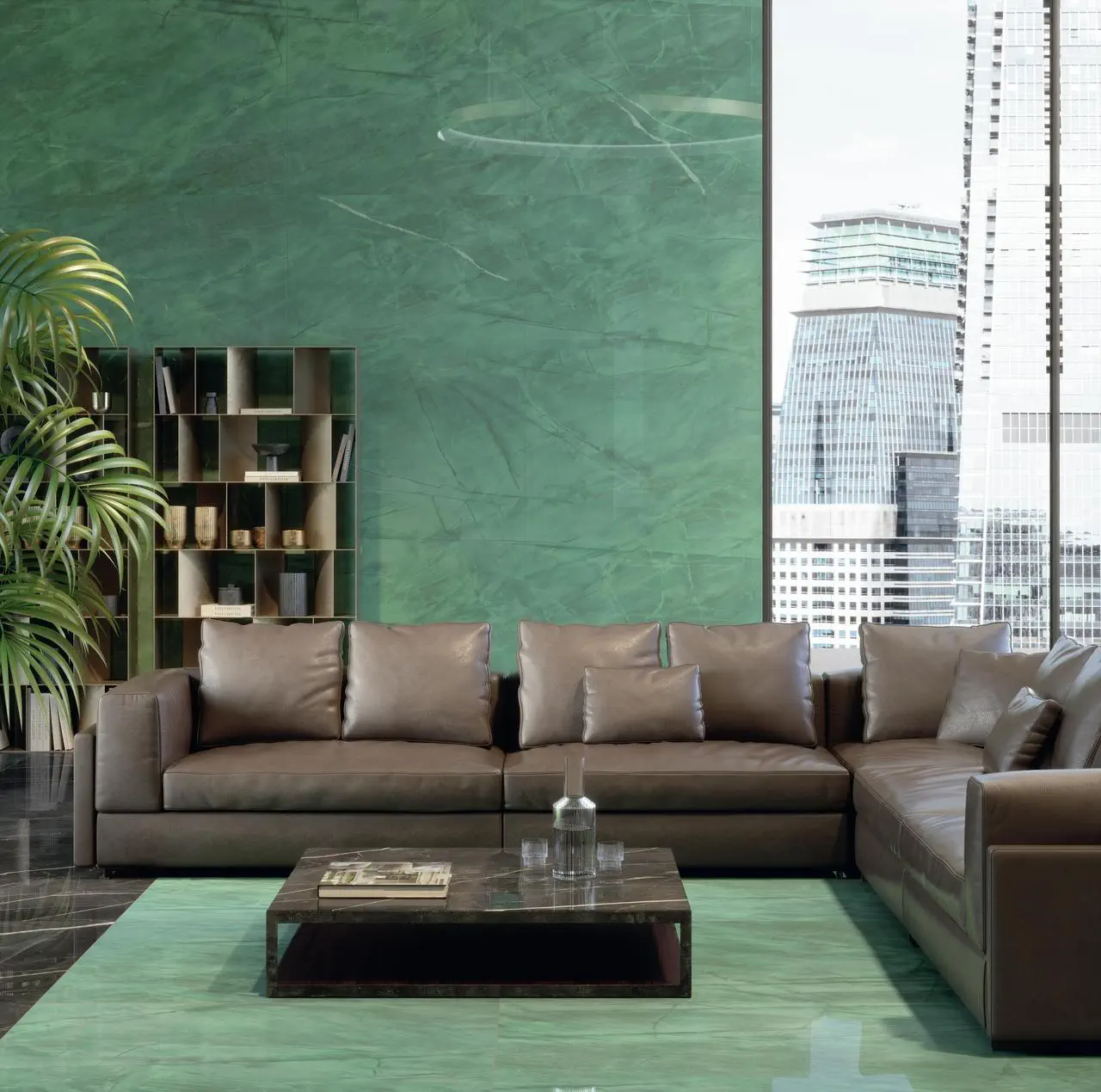 Marvel Gala Exotic Green 60x120 Lappato 9 mm [10]