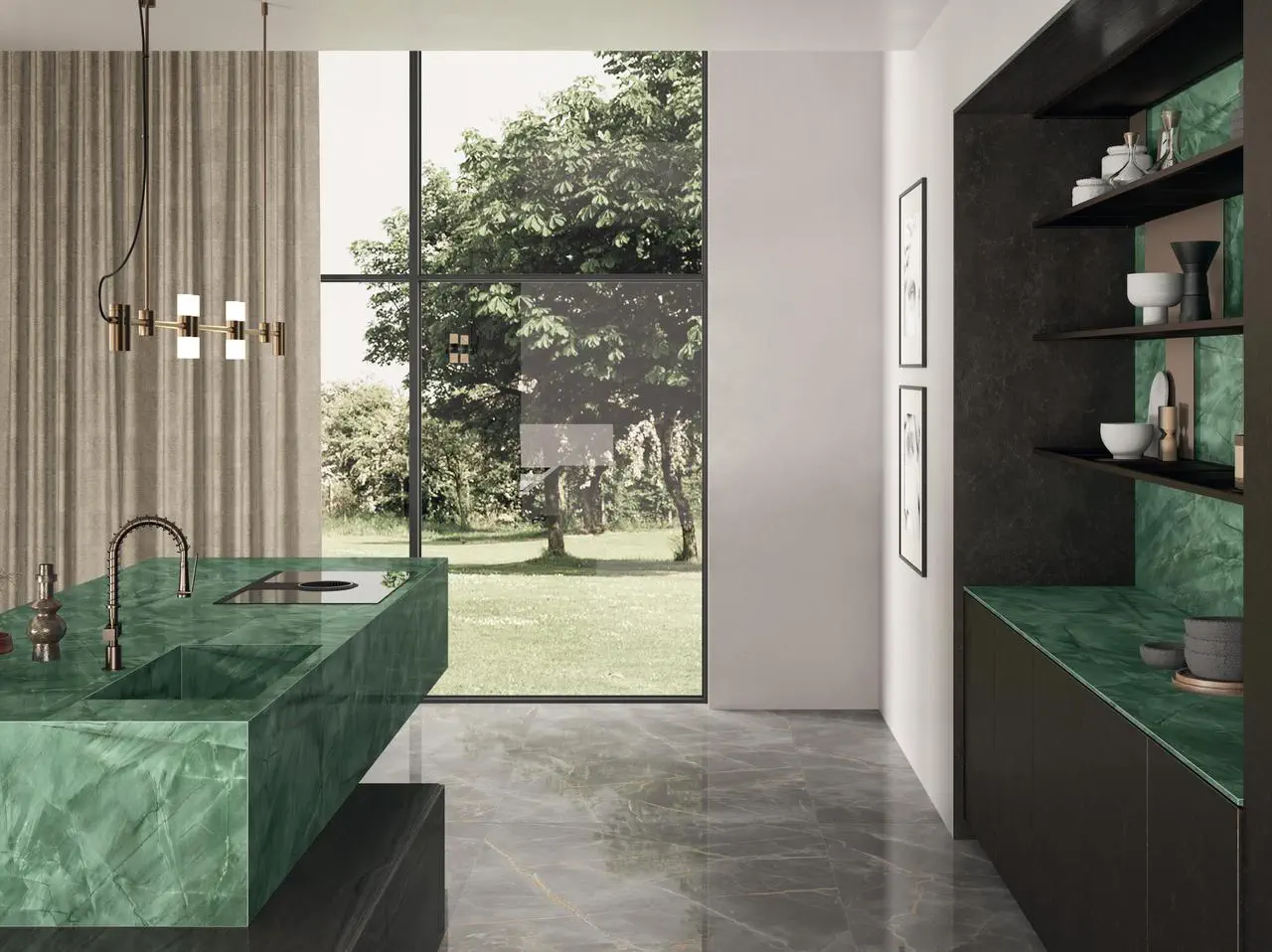 Marvel Gala Exotic Green 60x120 Lappato 9 mm [13]