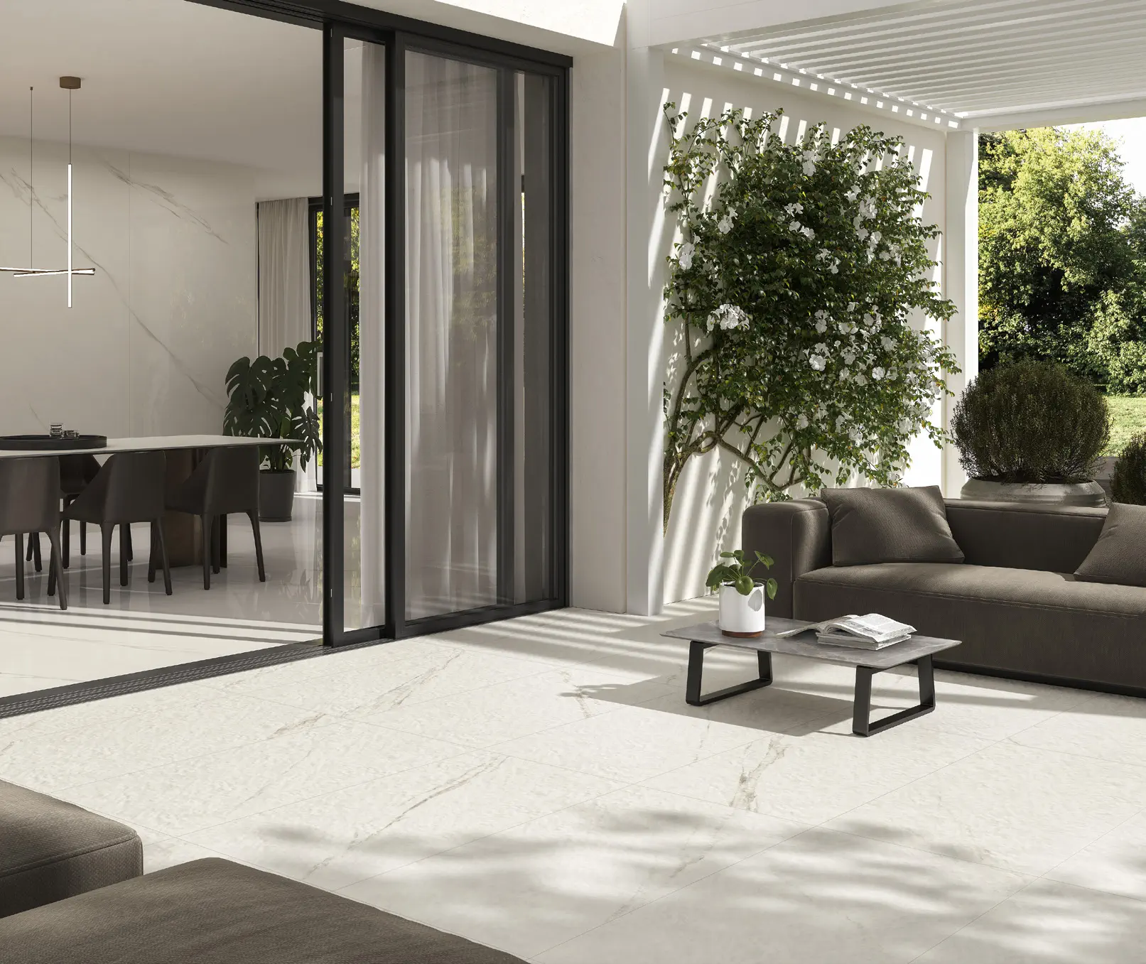 Marvel Meraviglia Calacatta Meraviglia Hammered Outdoor Sensitech 60x120 Antiderapant 20 mm [13]