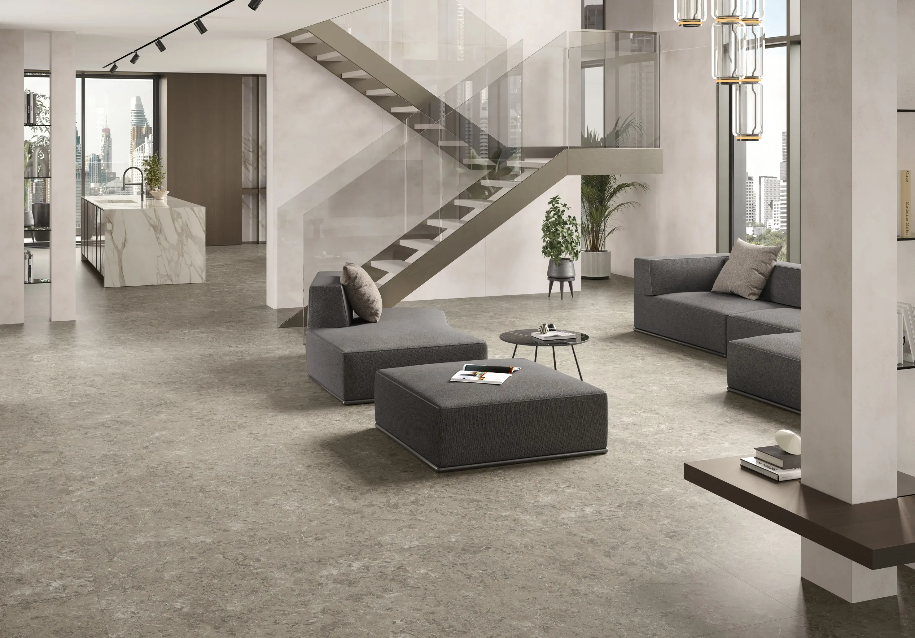 Marvel Meraviglia Grigio Elegante 75x150 Lucios 9 mm [13]