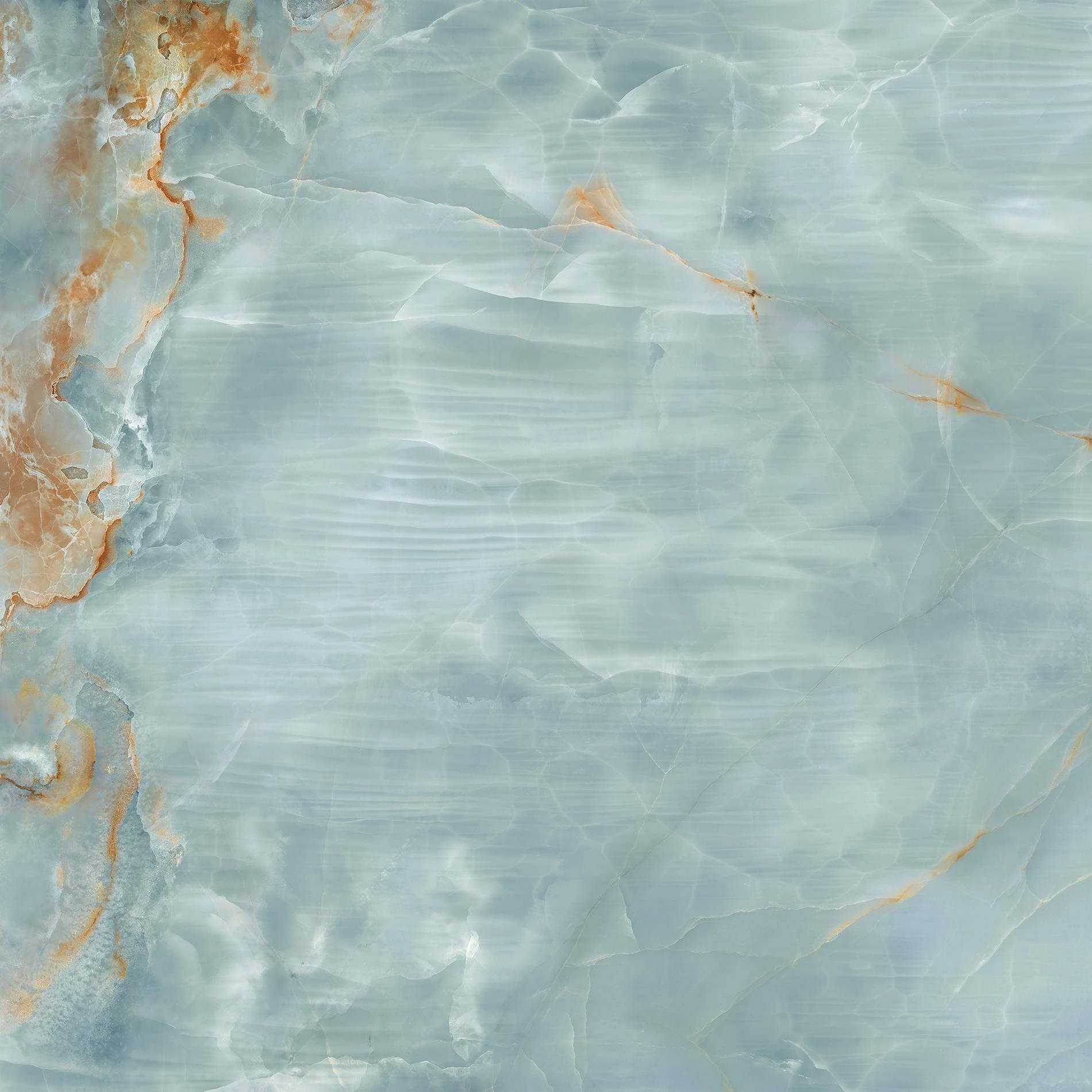 ONYX AQUA BLUE GOLD 120X120 Mat 6.5 mm [10]