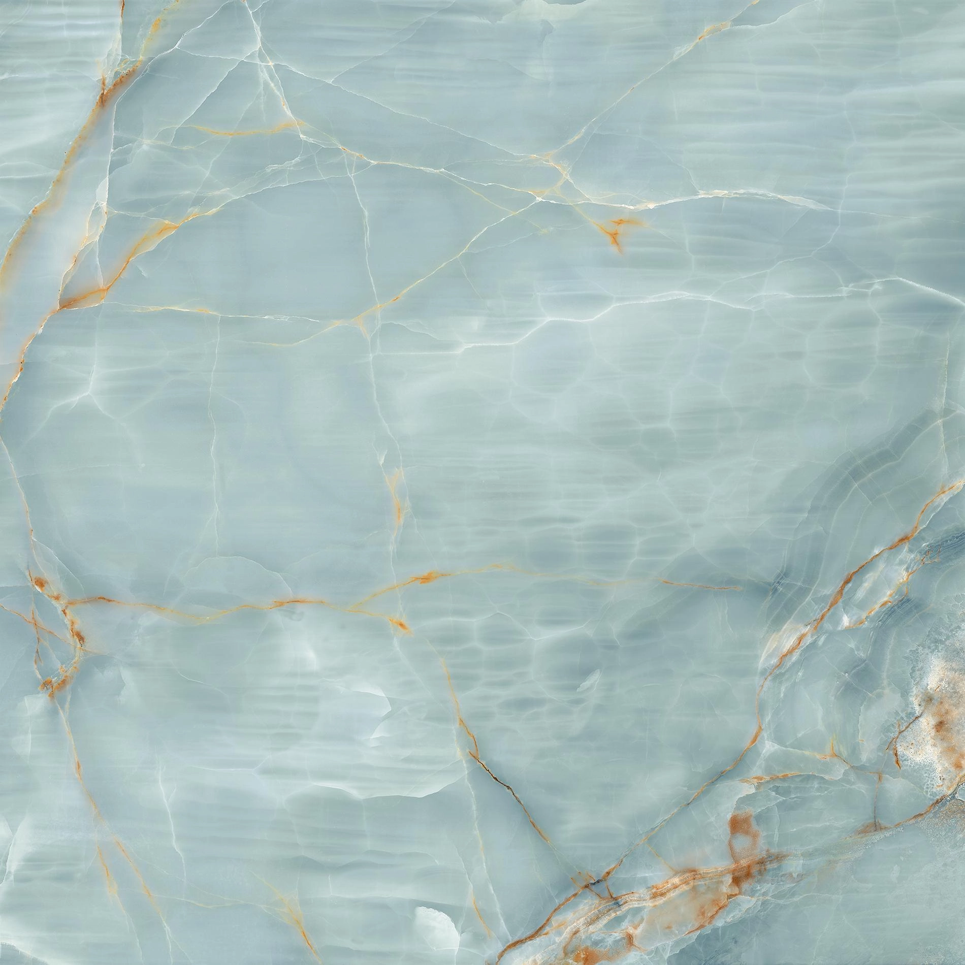 ONYX AQUA BLUE GOLD 120X120 Mat 6.5 mm [9]