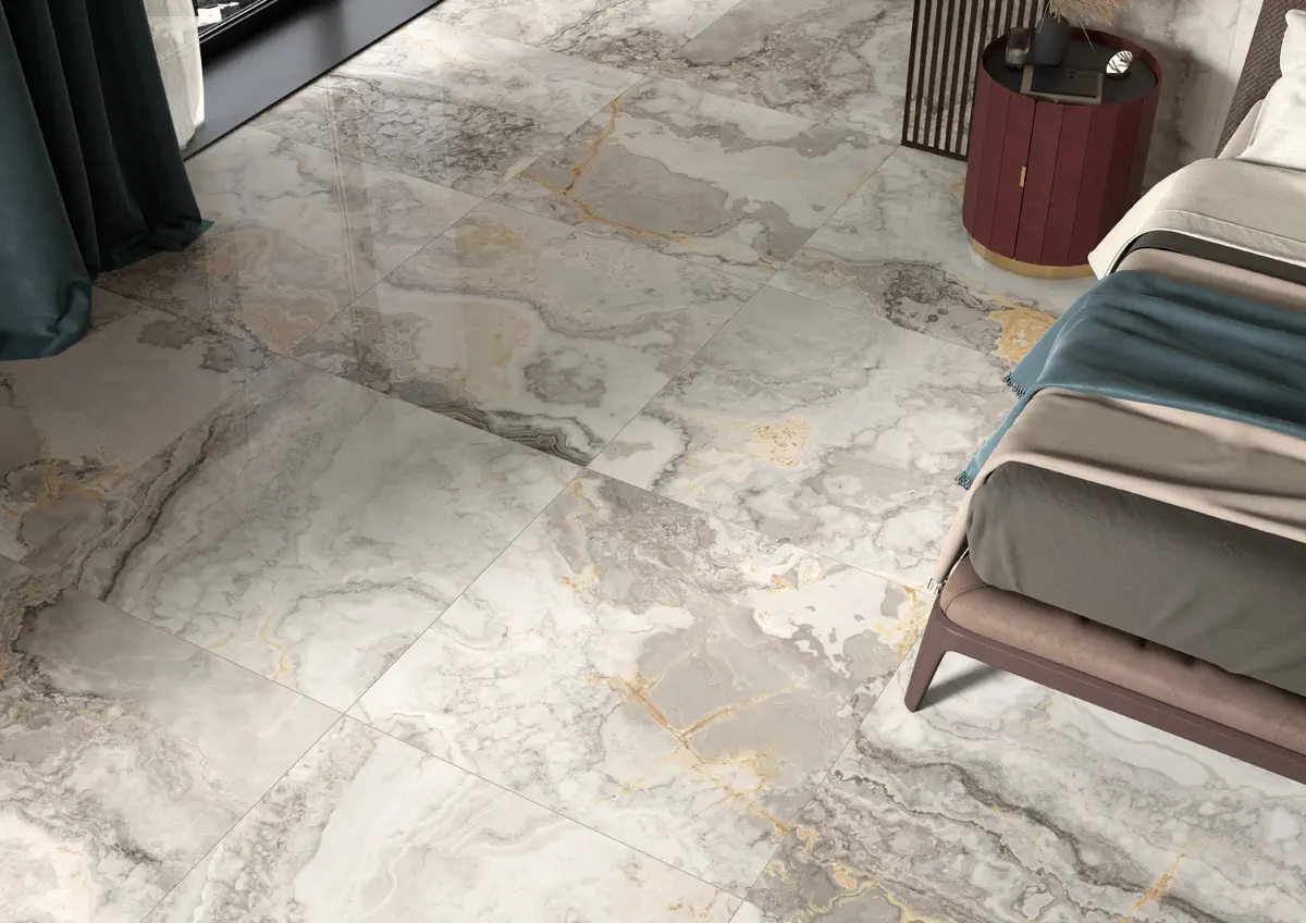 Oro Ocean Blue 90x90 Lucios 10 mm [20]
