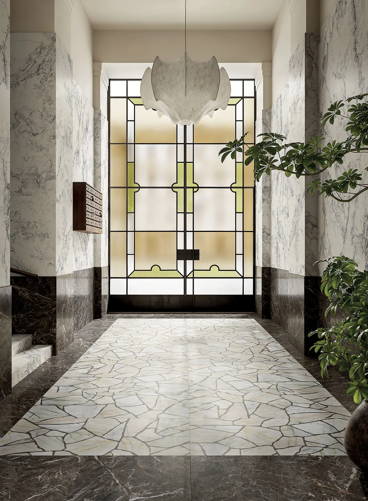 PALAZZO Bianco Camouflage 60x120 Natural 9.5 mm [11]