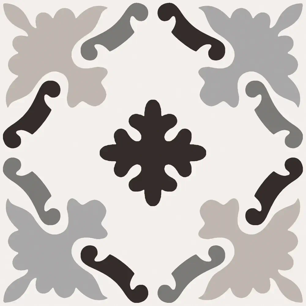 Patchwork Black&White Mix 20x20 Natural 9mm [3]