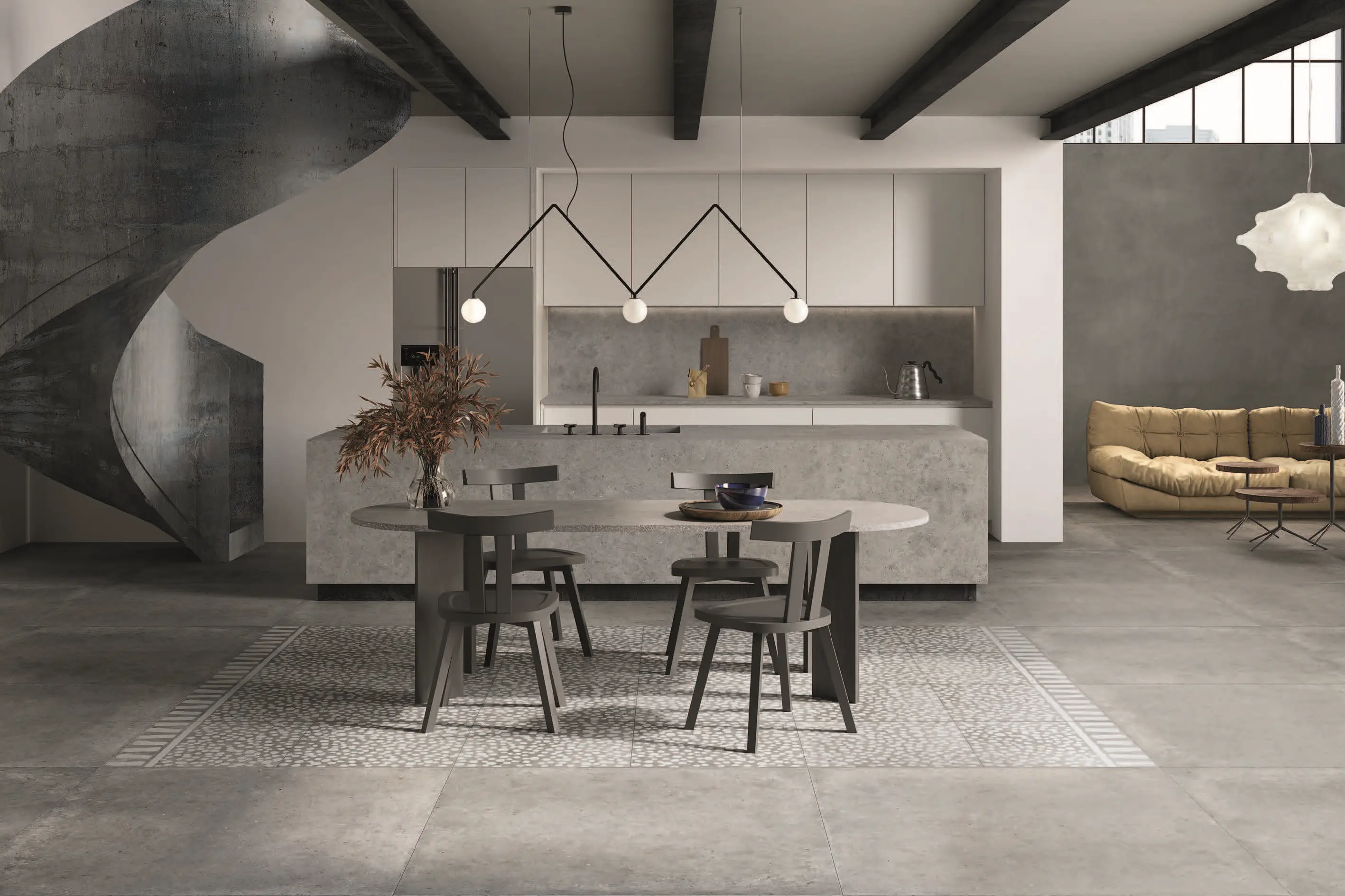 Poetry Stone Pirenei Grey 60x120 Antiderapant 20 mm [9]