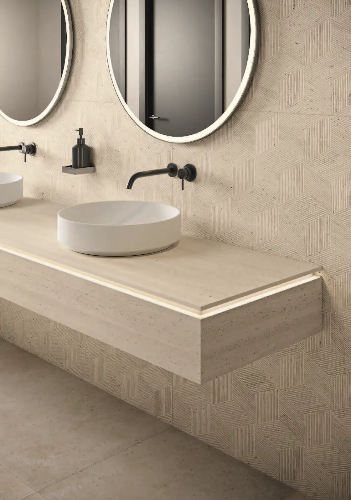 Sensi Roma Cube Ivory 120x280 Natural 6 mm [4]