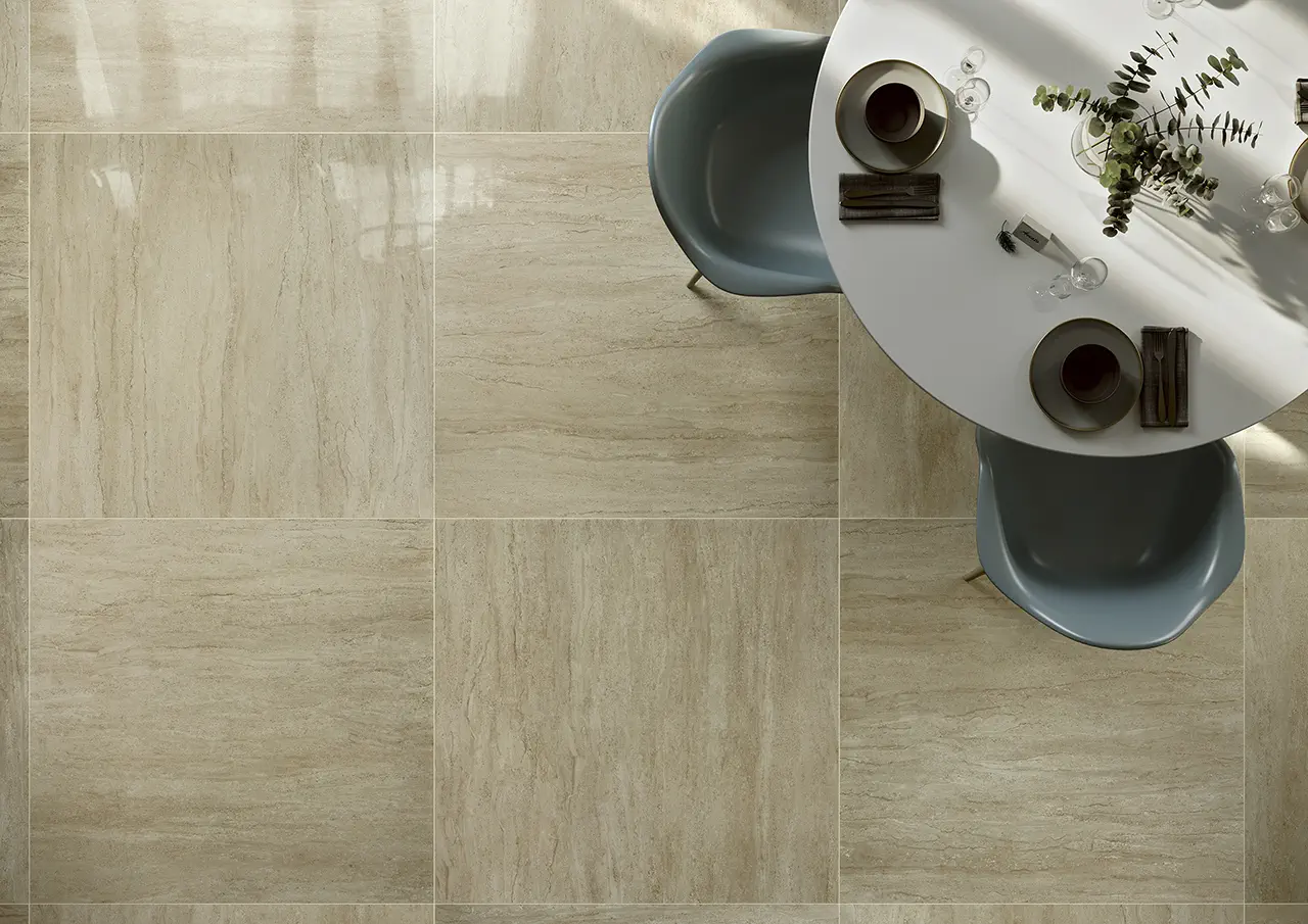 Travertini Due Beige 30x60 Lucios [9]