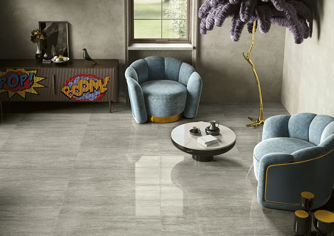 Travertini Due Greige 60x120 Lucios [7]