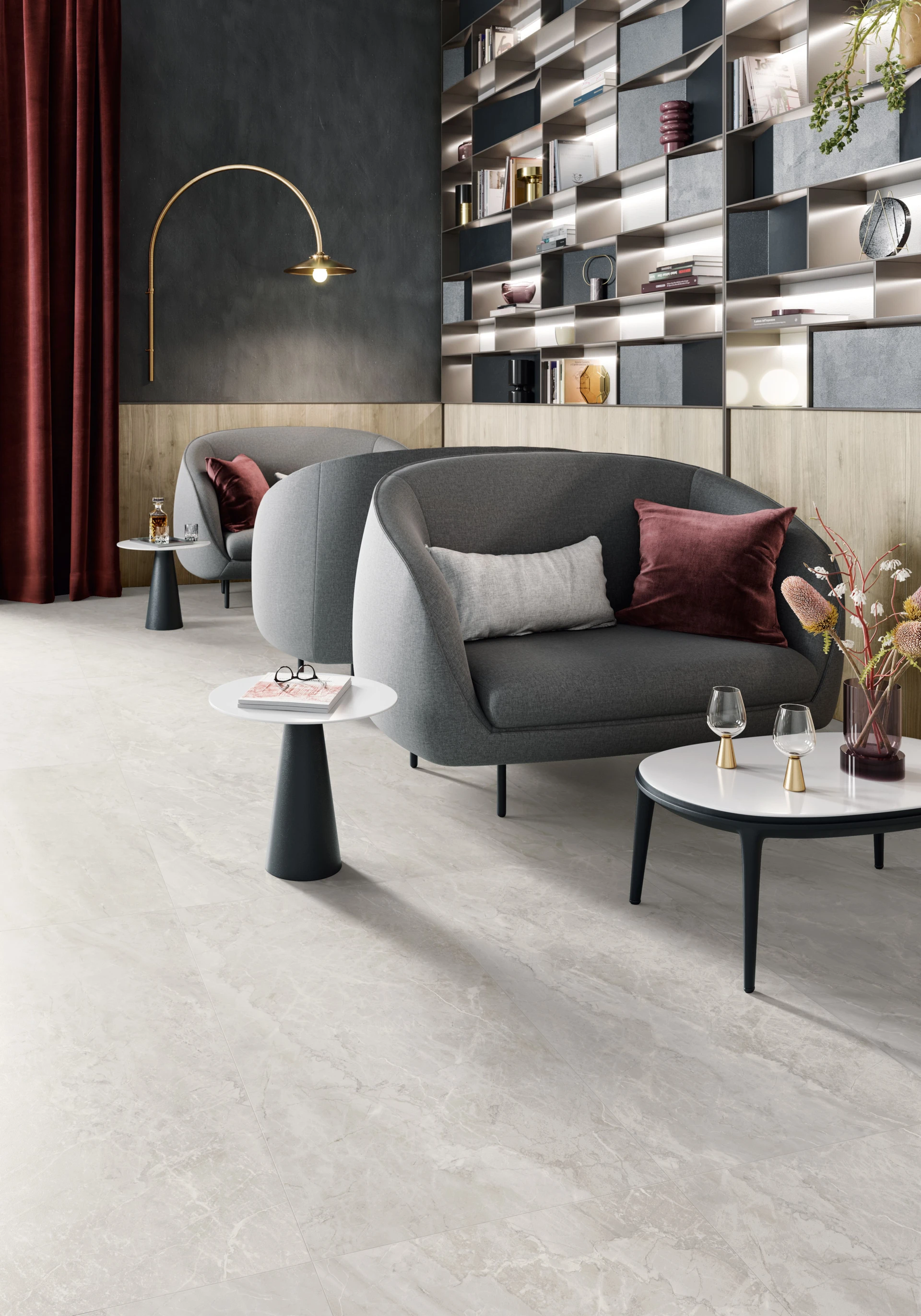 Trumarmi Silver 90x180 Lappato 10 mm [8]
