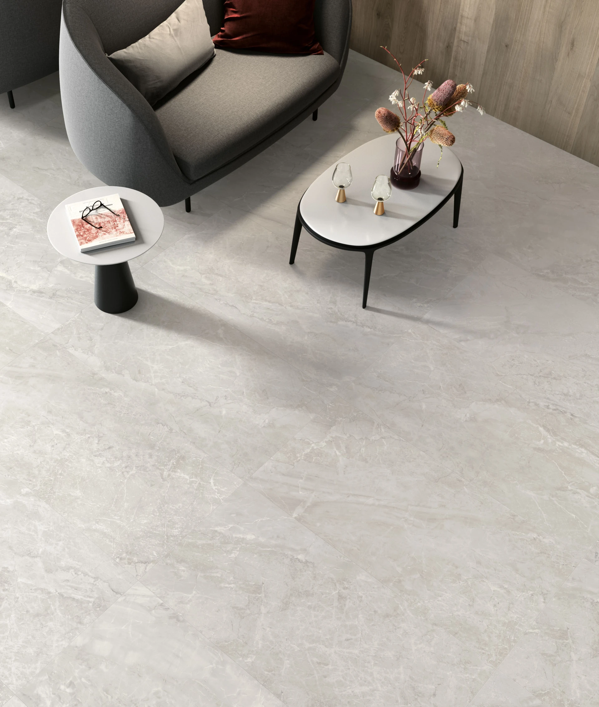 Trumarmi Silver 90x180 Lappato 10 mm [9]
