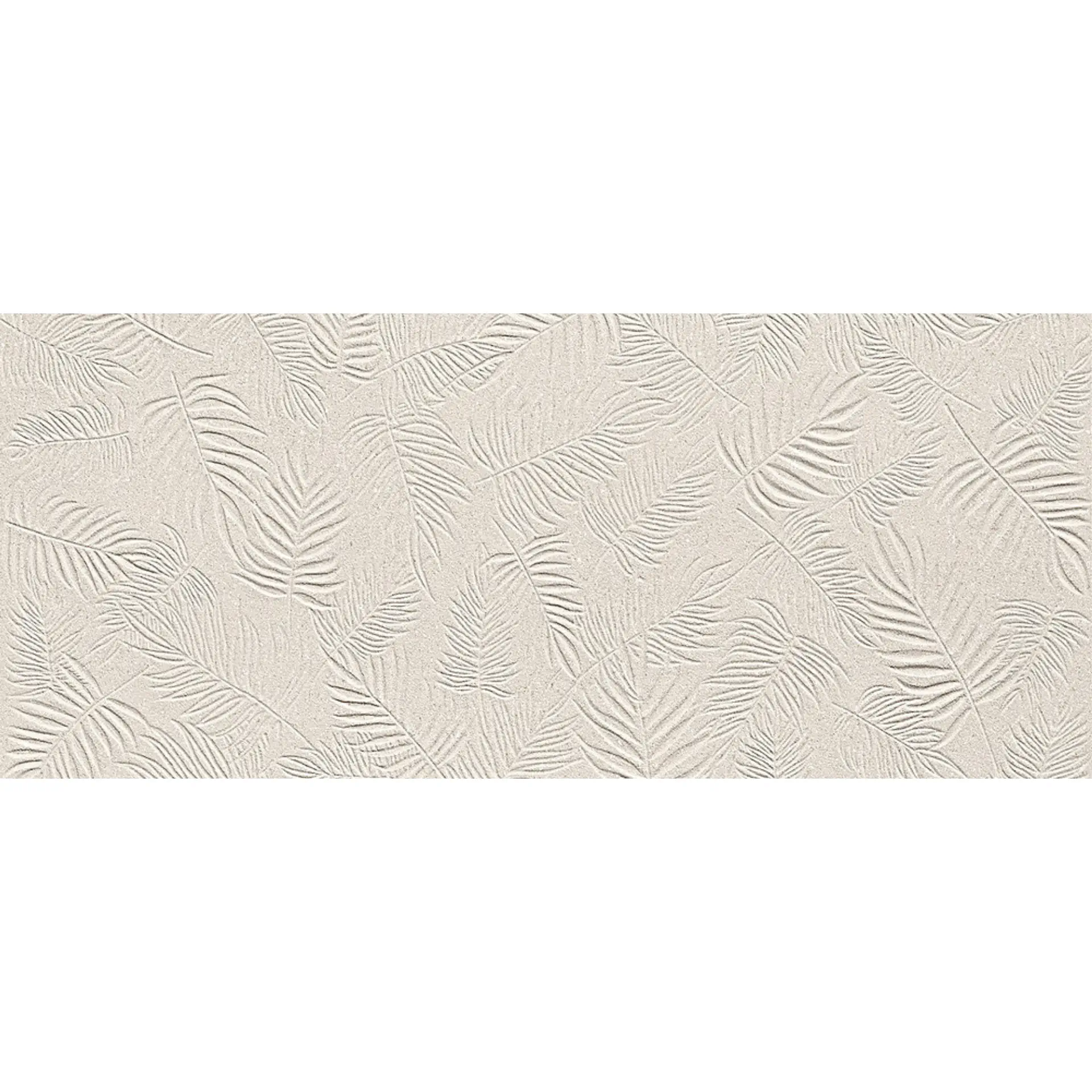 Atlas Concorde - 3D Wall Carve 3D Leaf Ivory 40x80 Mat 8.5 mm