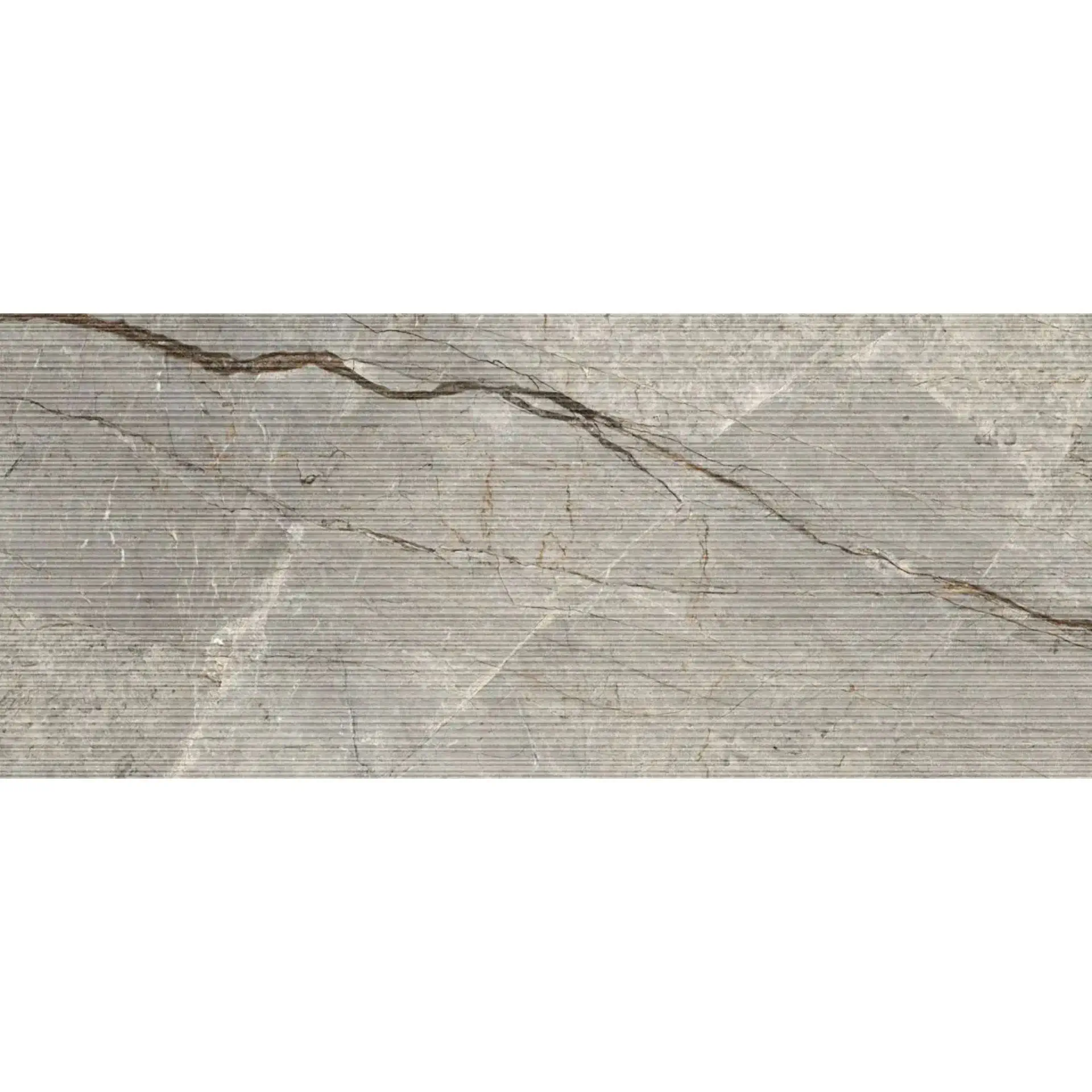 Caesar - Marble Inspiration - Anima Futura Amazing Silver 60x120 Stripes 9 mm