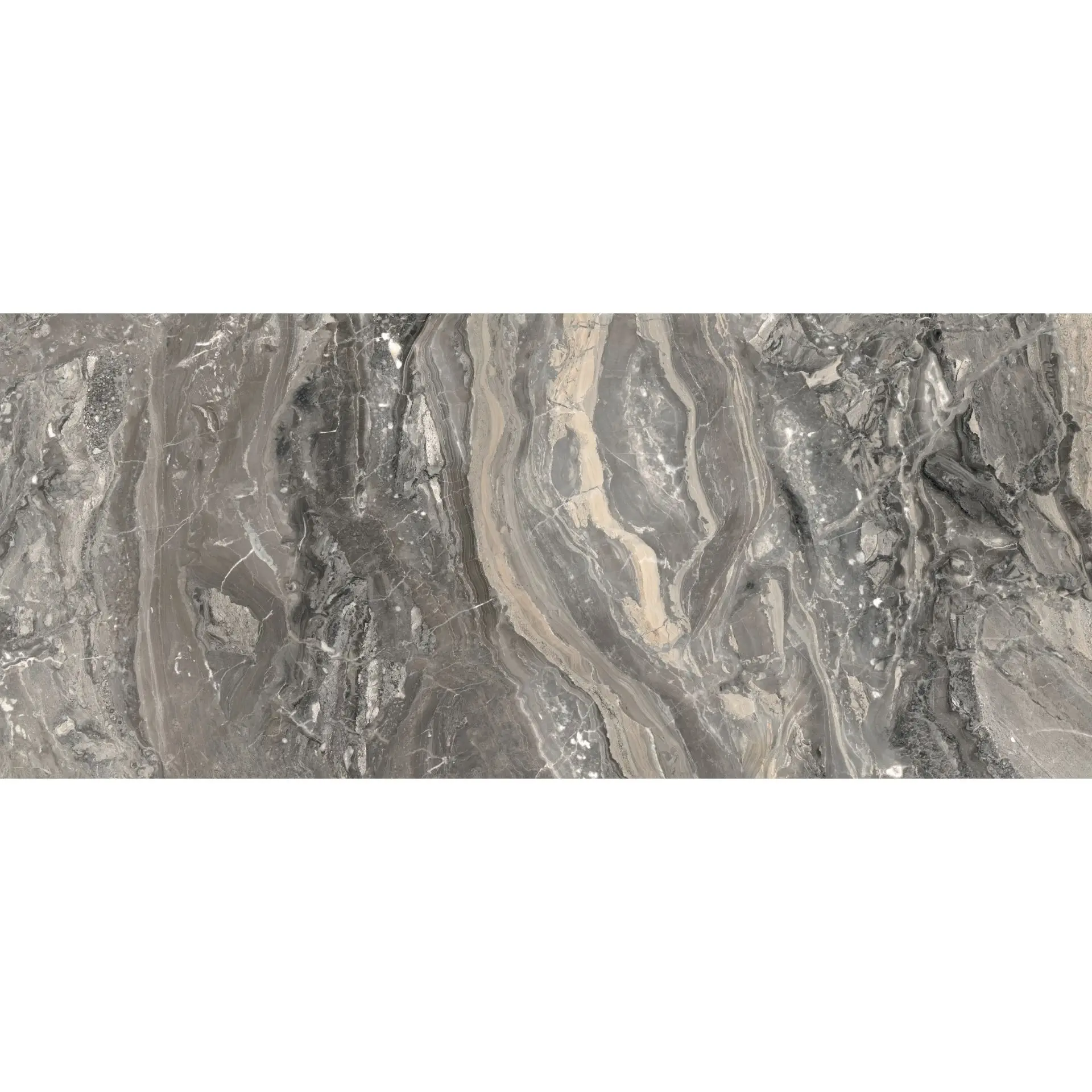 Caesar - Marble Inspiration - Anima Futura Keen Grey 120x278 Lucidato 6 mm