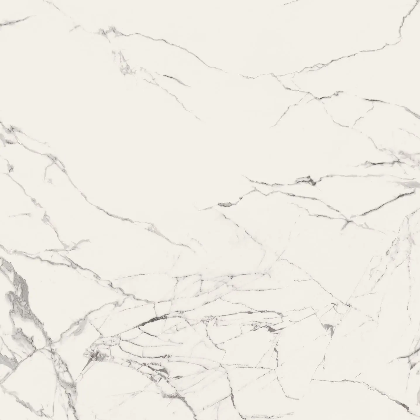 Caesar - Marble Inspiration - Anima Statuario Venato 120x120 Matt 9 mm