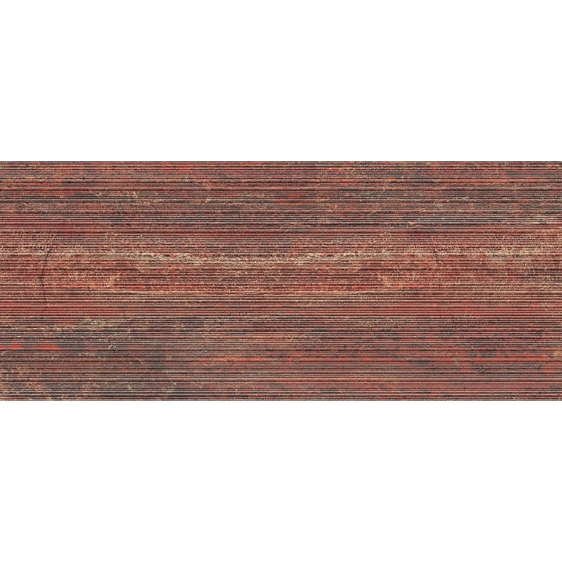 Italgraniti - I Travertini Rosso Vein Cut Ribbed 60x120 Natural 9 mm