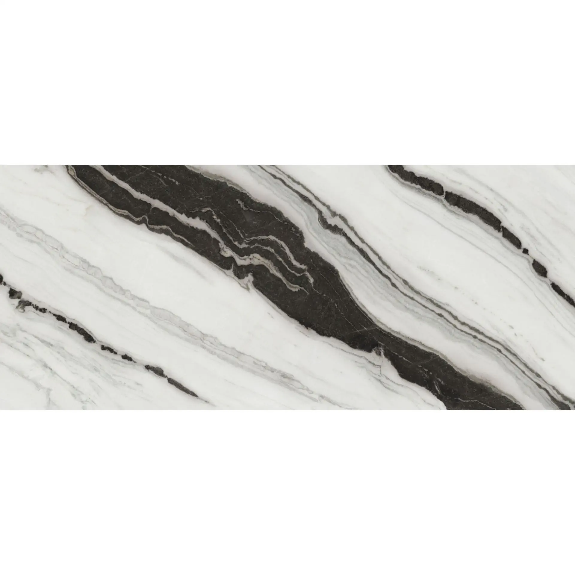 Italgraniti - Lux Experience - Panda White Alb Fade 60x120 Natural 9 mm