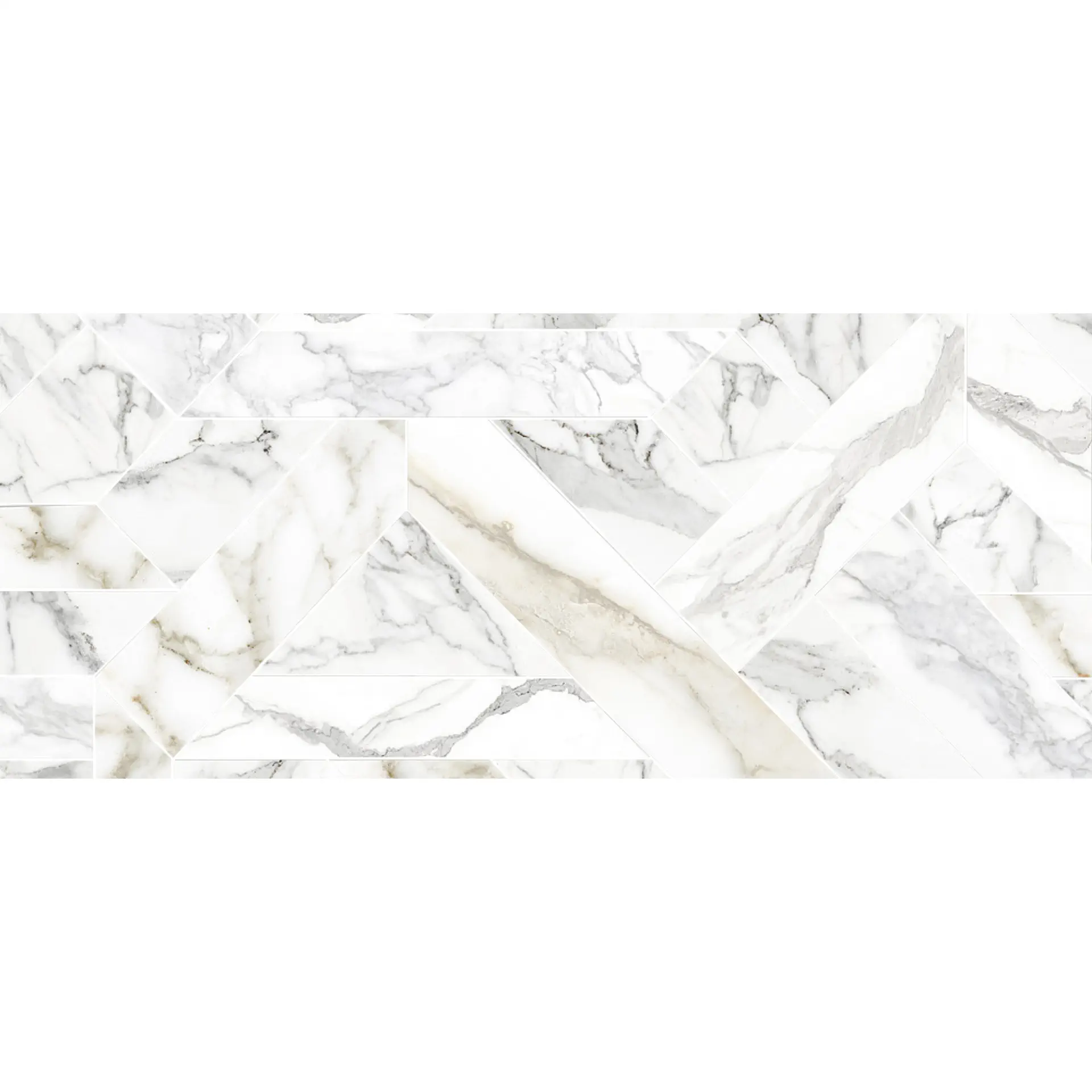 Naxos - Rhapsody - Rhapsody Outline White Decor 60x120 Lucios 7 mm