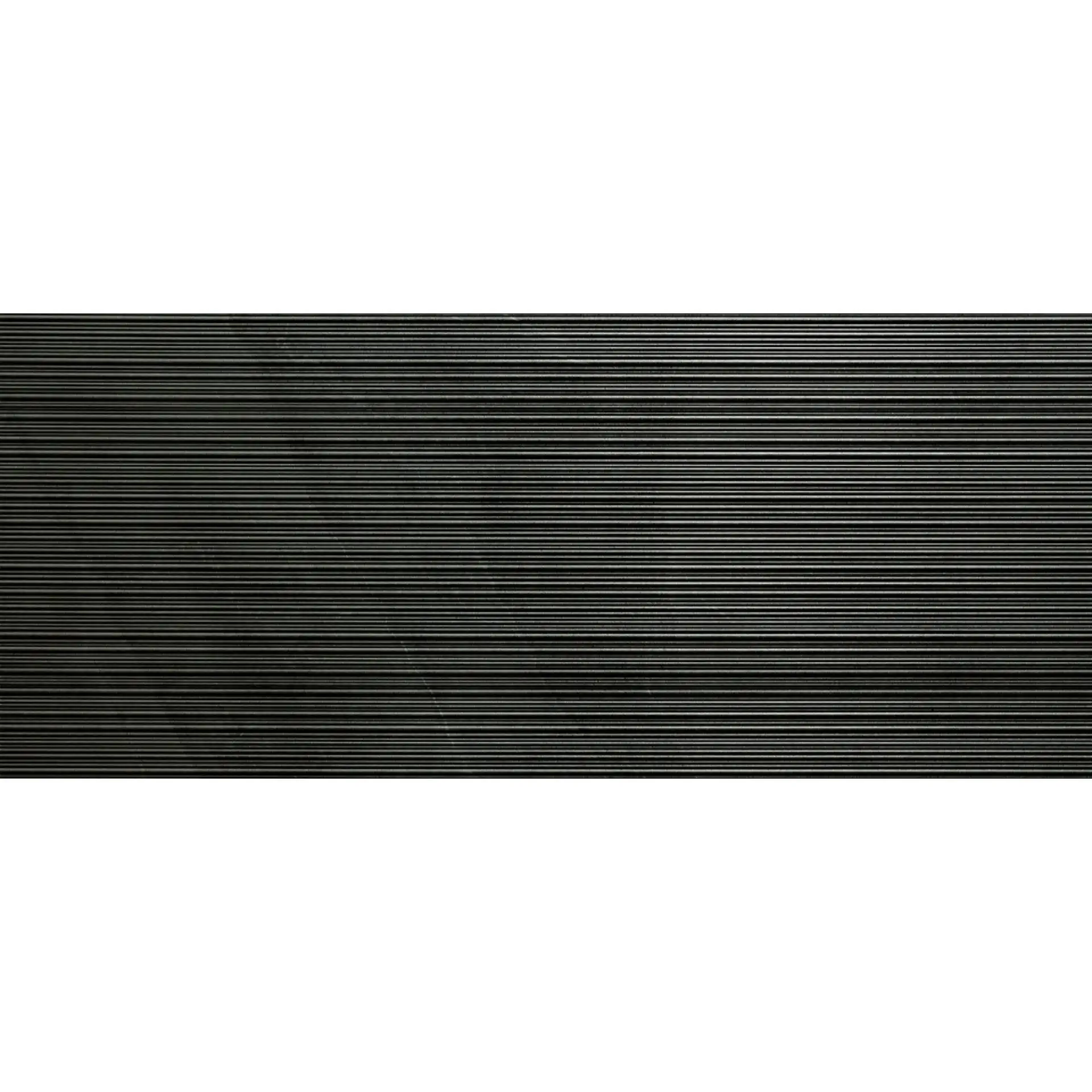 Italgraniti - Shale Dark Ribbed 30x60 Mat 9 mm